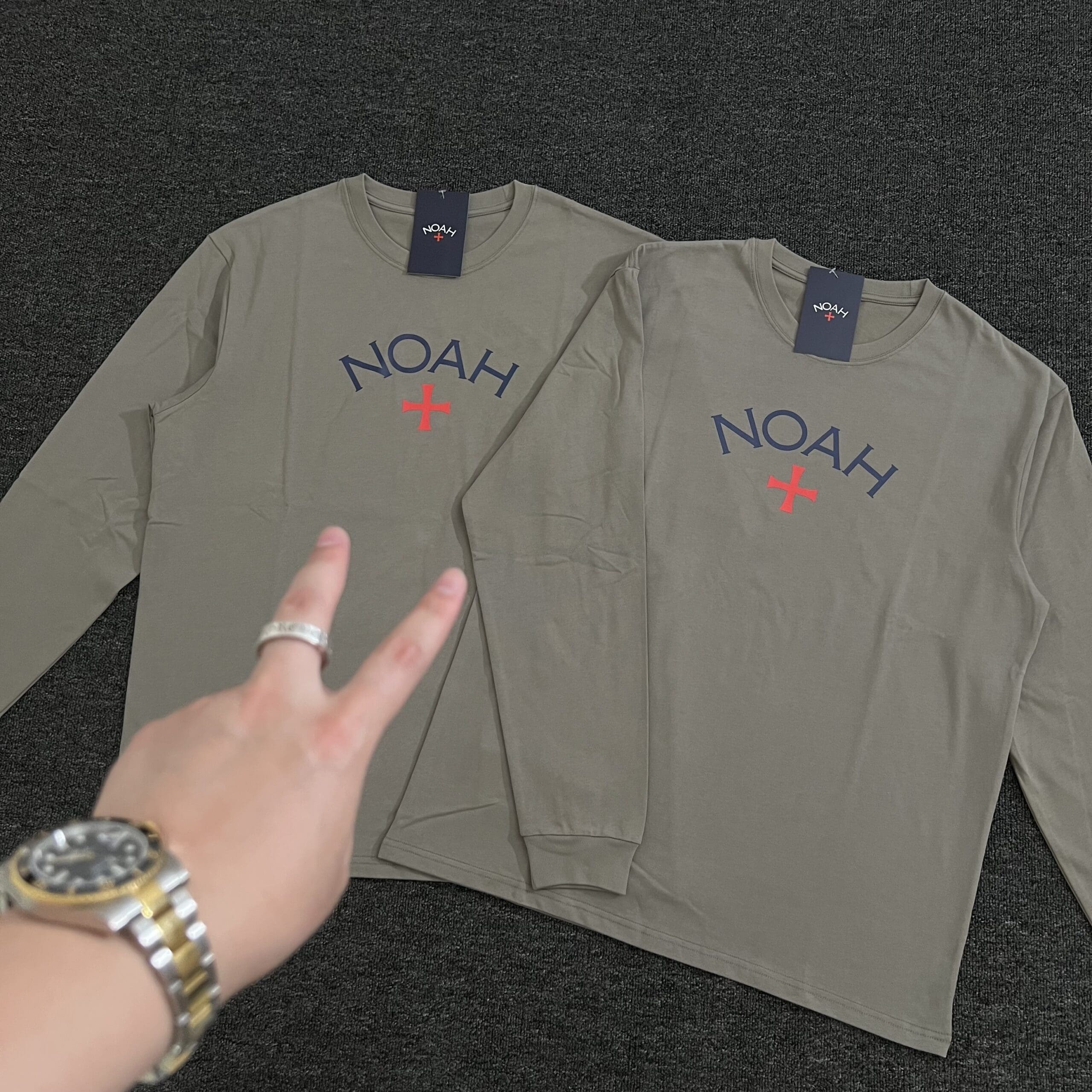 Noah Cross V-Neck Sweater