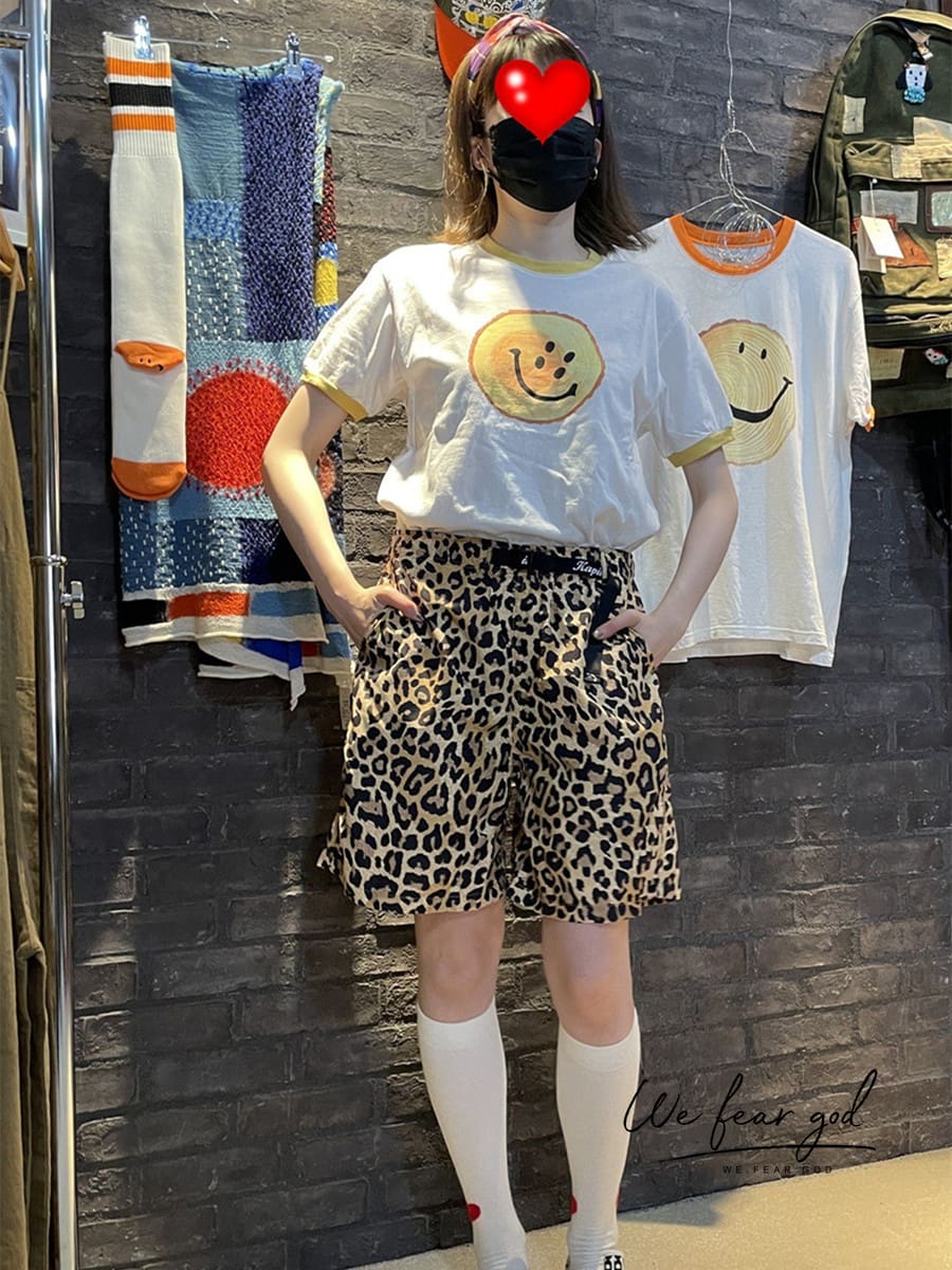 wine warmer kapital 21ss smiley F**e t-shirt