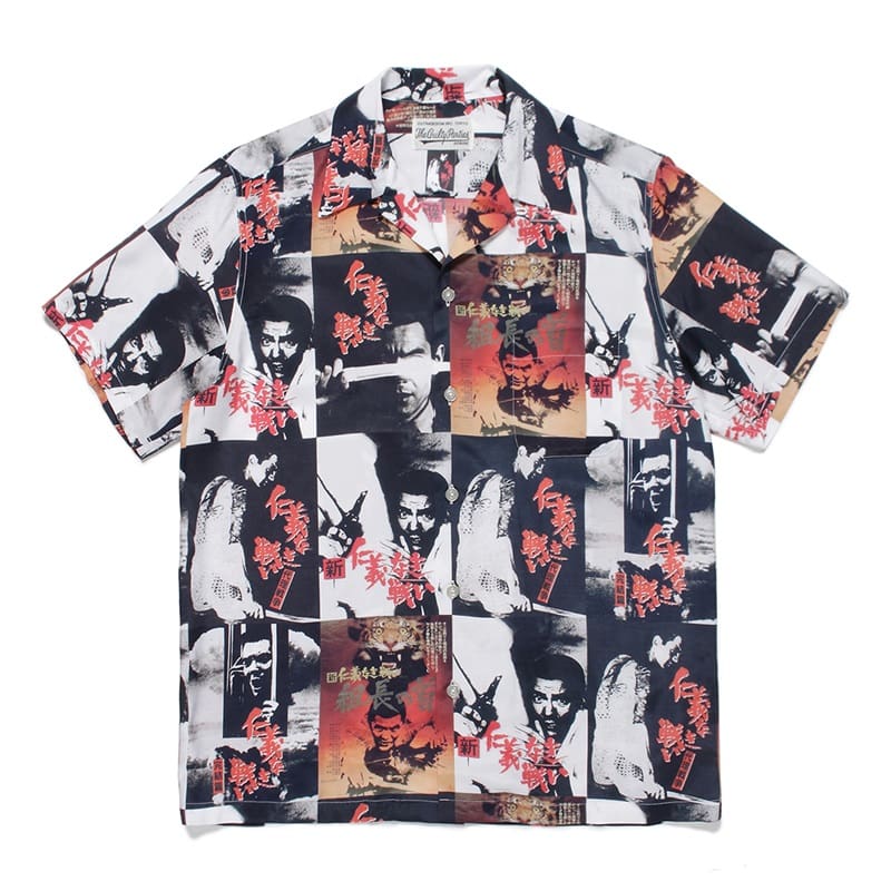 Wacko Maria Full Print Graffiti Short Sleeve Shirt
