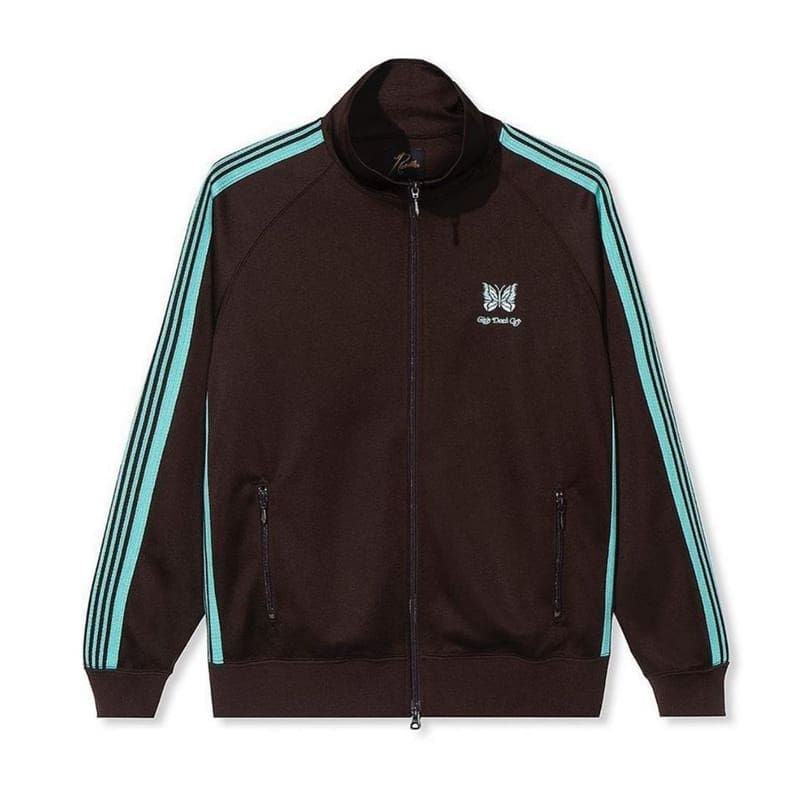 Needles Butterfly Embroidery Side Stripe Pants (Style 2)