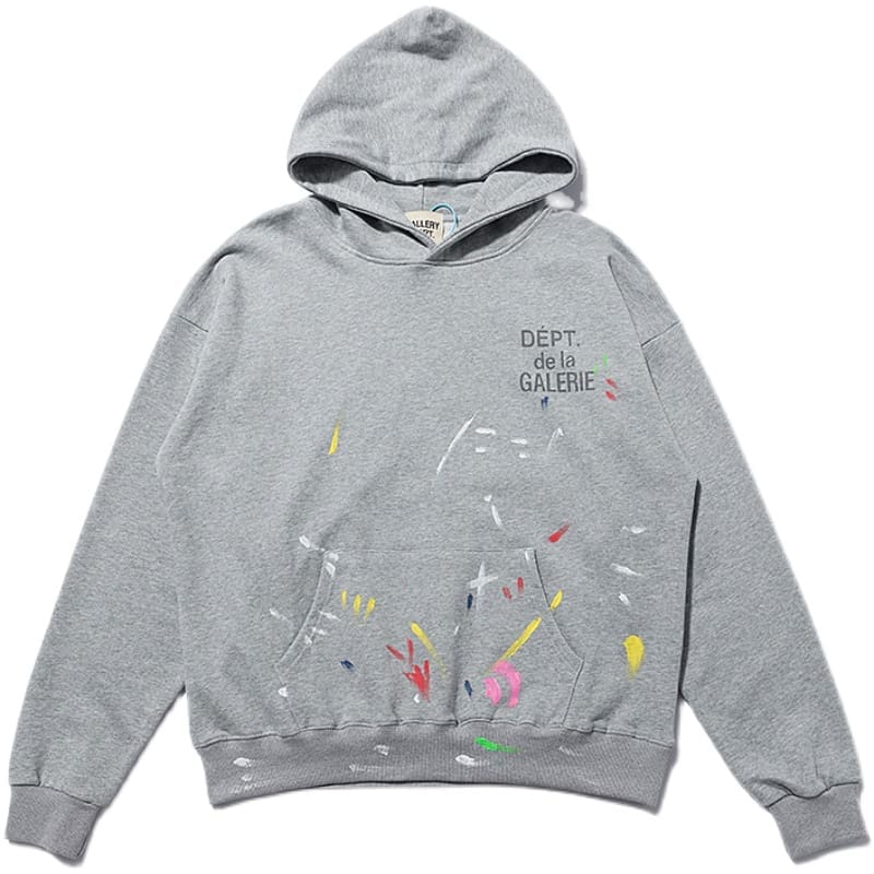 Gallery Dept Paint-Splashing Graffiti Hoodie