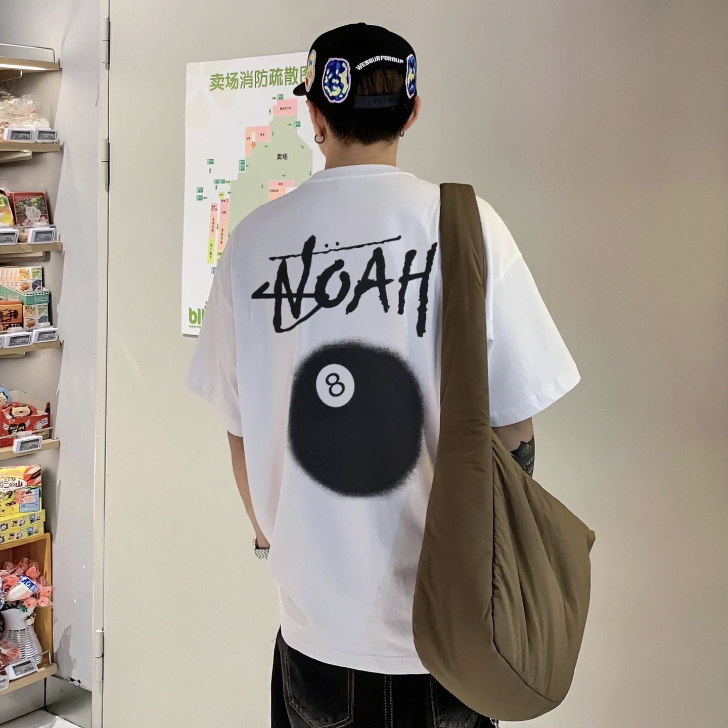 Noah Trach Black 8 Tee