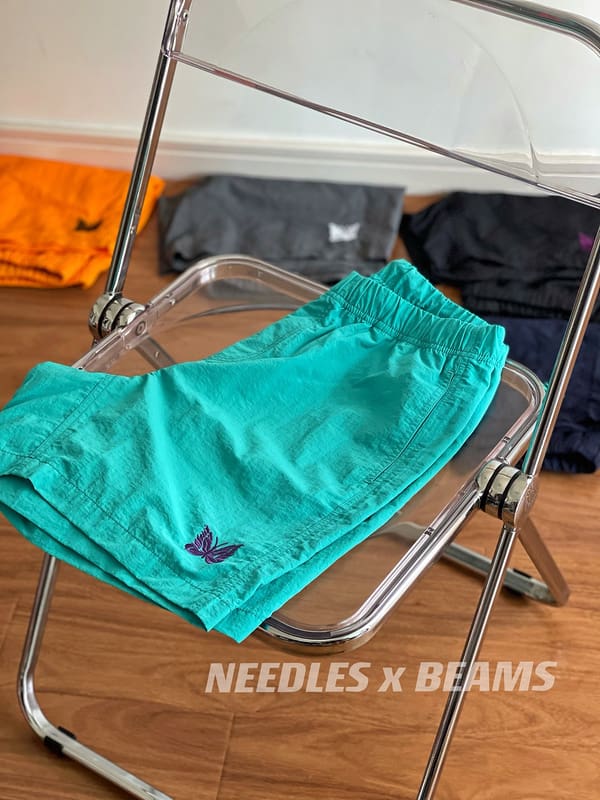 Needles Butterfly Embroidery Shorts