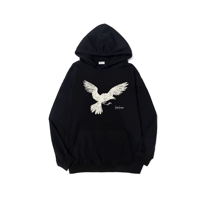Yohji Yamamoto Eagle Signature Hoodie