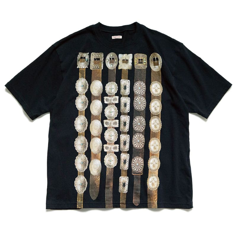 Kapital24Ss Hitian Hehong Metallic Belt Short Sleeve