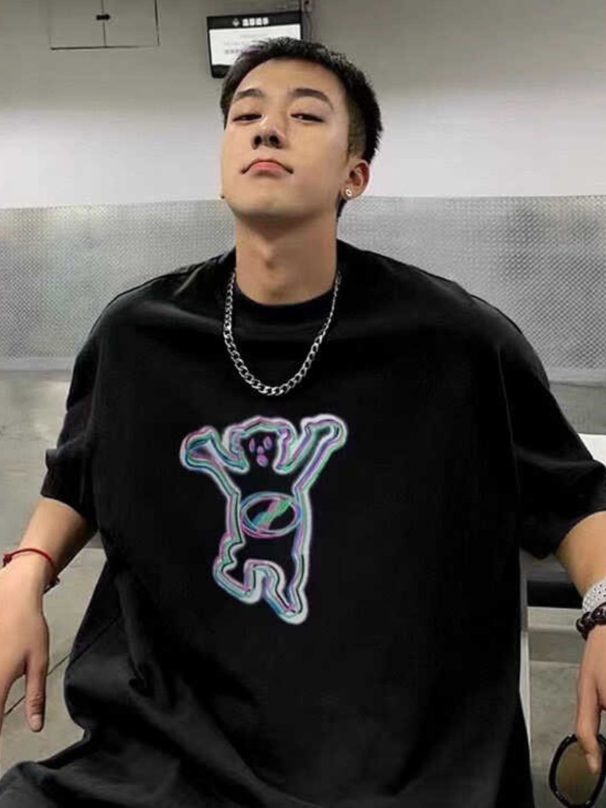 We11Done Colorful Phantom Bear T-Shirt