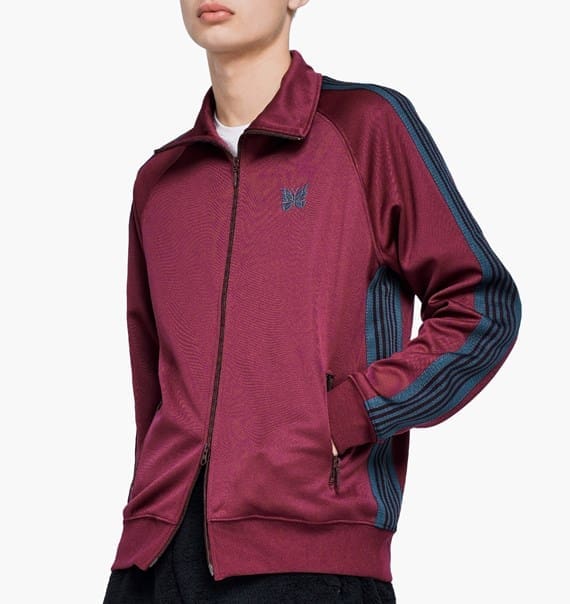 Needles Butterfly Embroidery Side Stripe Pants (Style 2)