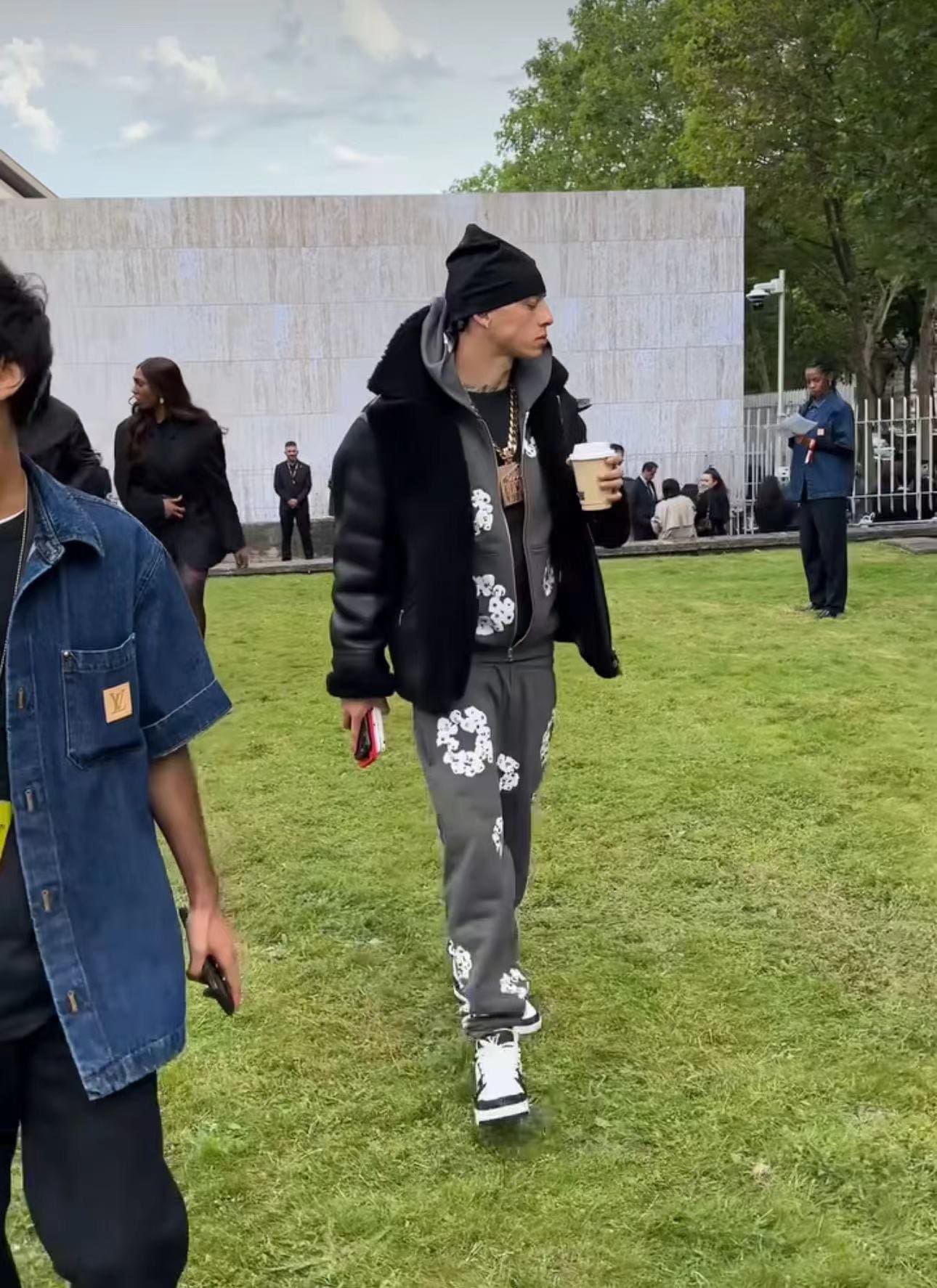 Denim Tears Rhinestone Wreath Hoodie