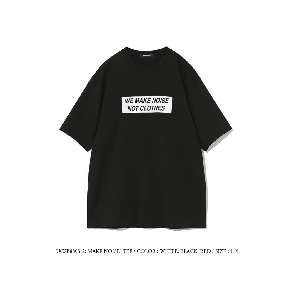 Undercover Classic Logo Retro Washed Short Sleeve T-Shirt for Men and Women