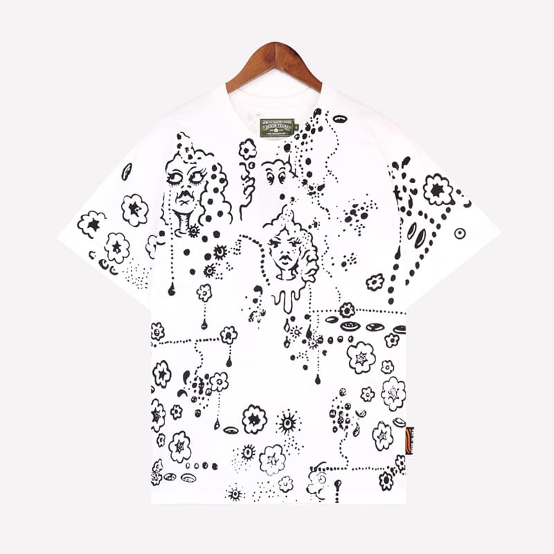 Denim Tears Kapok Retro Graffiti T-Shirt