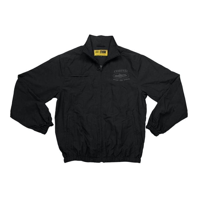 Corteiz Drill Style Embroidered Stand Collar Jacket