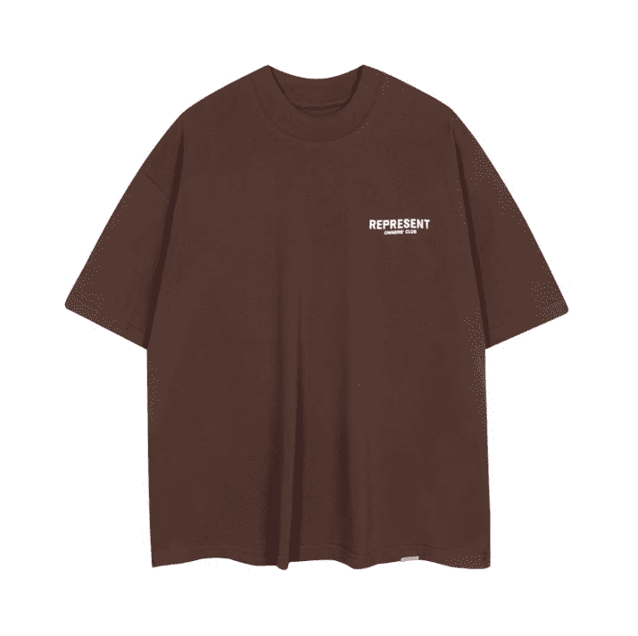 Represent Classic Letter Print Fashion Brand Loose Casual Short Sleeve T-Shirt