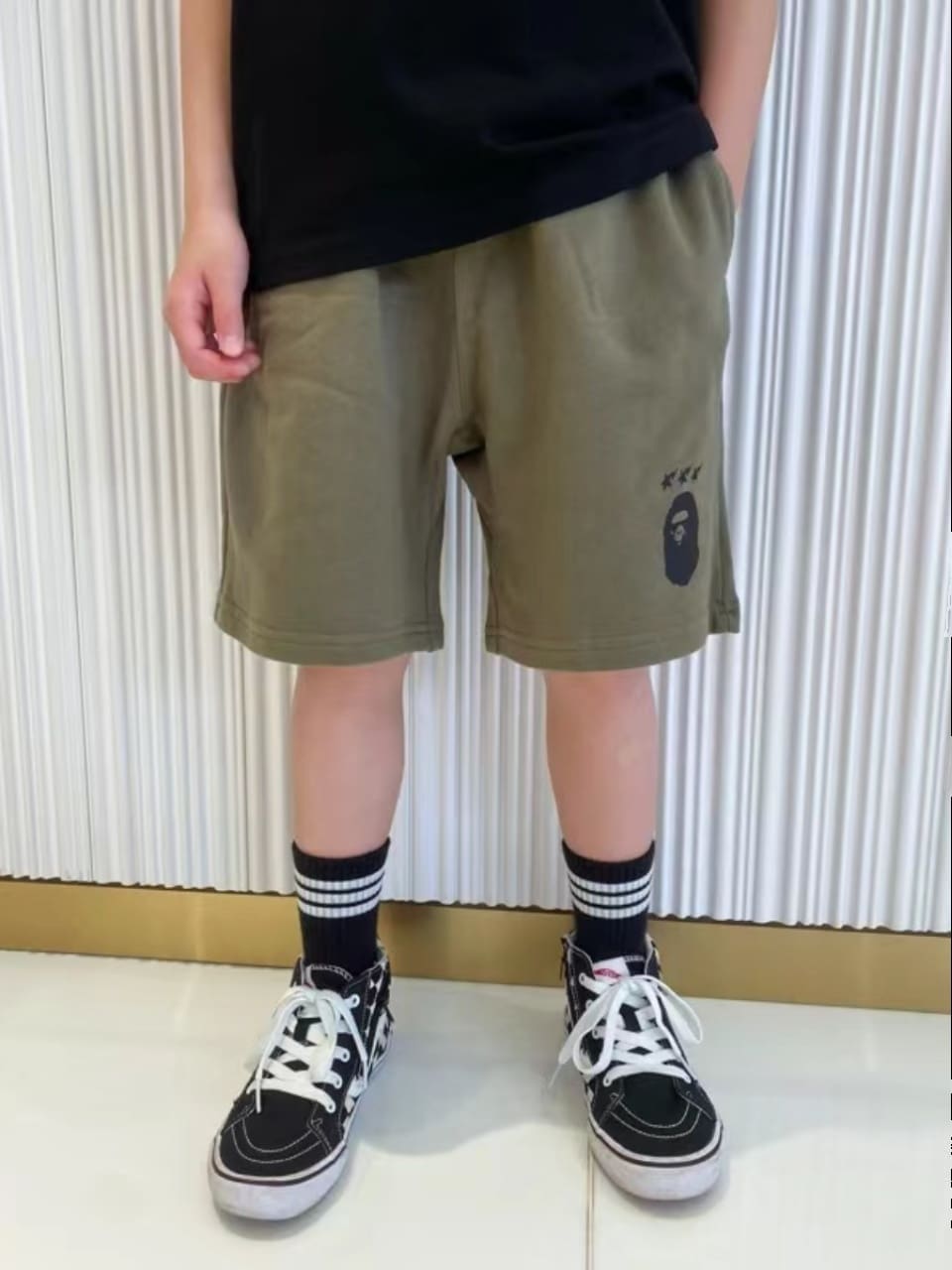 Bape Children’S Cotton Track Pants