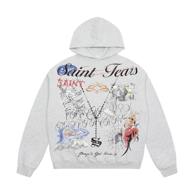 Saint Michael Denim Tears Vintage Hoodie