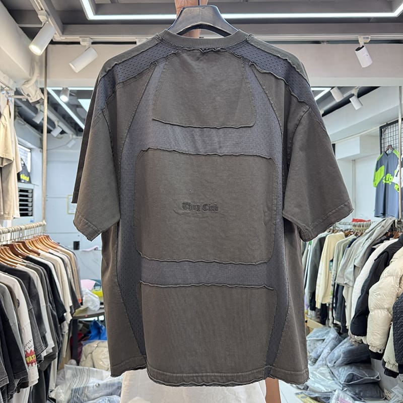 Thug Club Stitching Mesh Breathable Tee