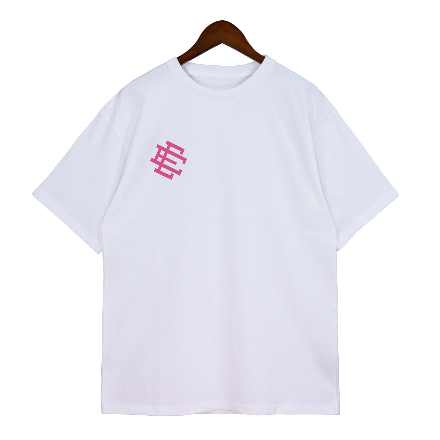 Eric Emanuel Letter Print Cotton Double Yarn Short Sleeve T-Shirt for Men and Women