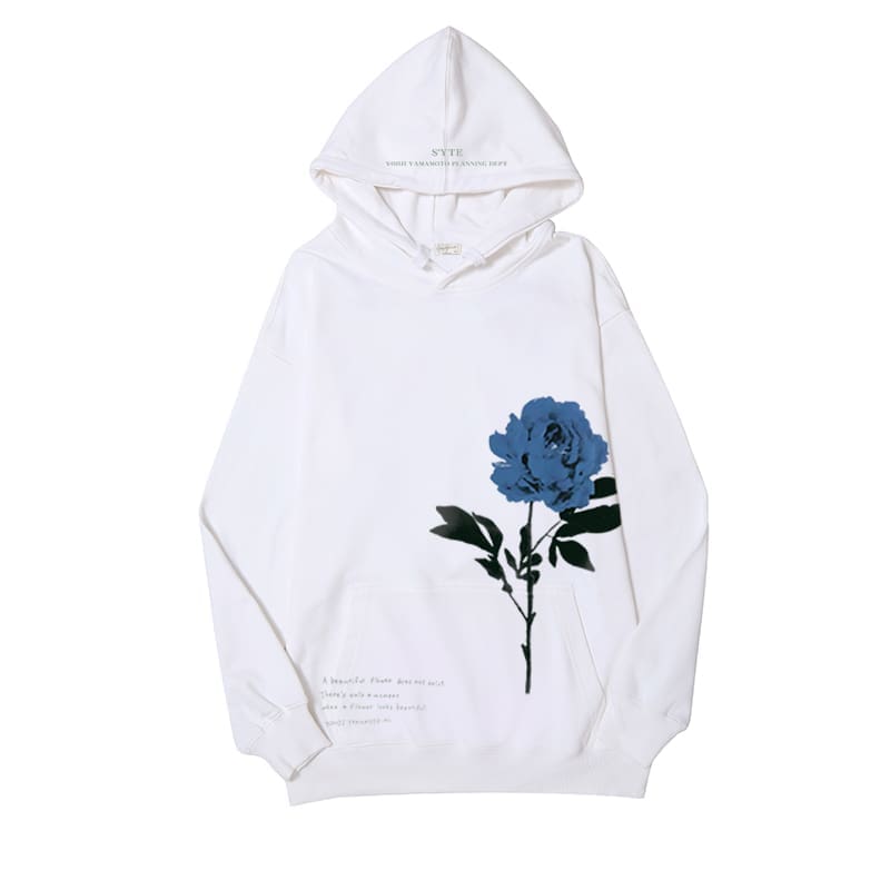 Yohji Yamamoto Rose Flower Sweatshirt