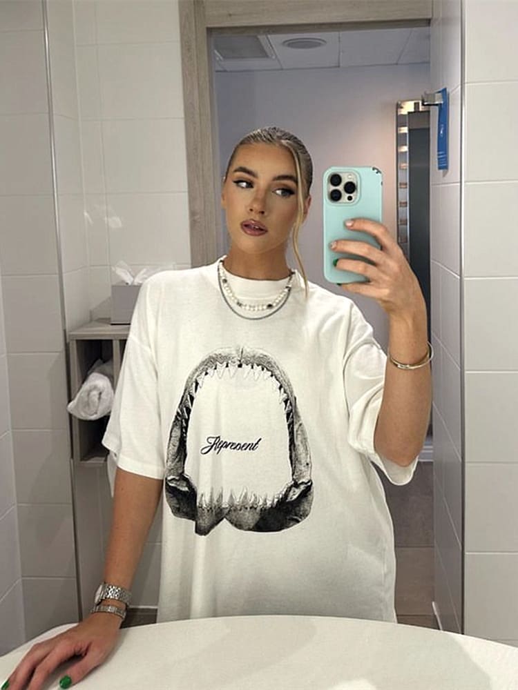 Represent Rep Shark Tooth Tee