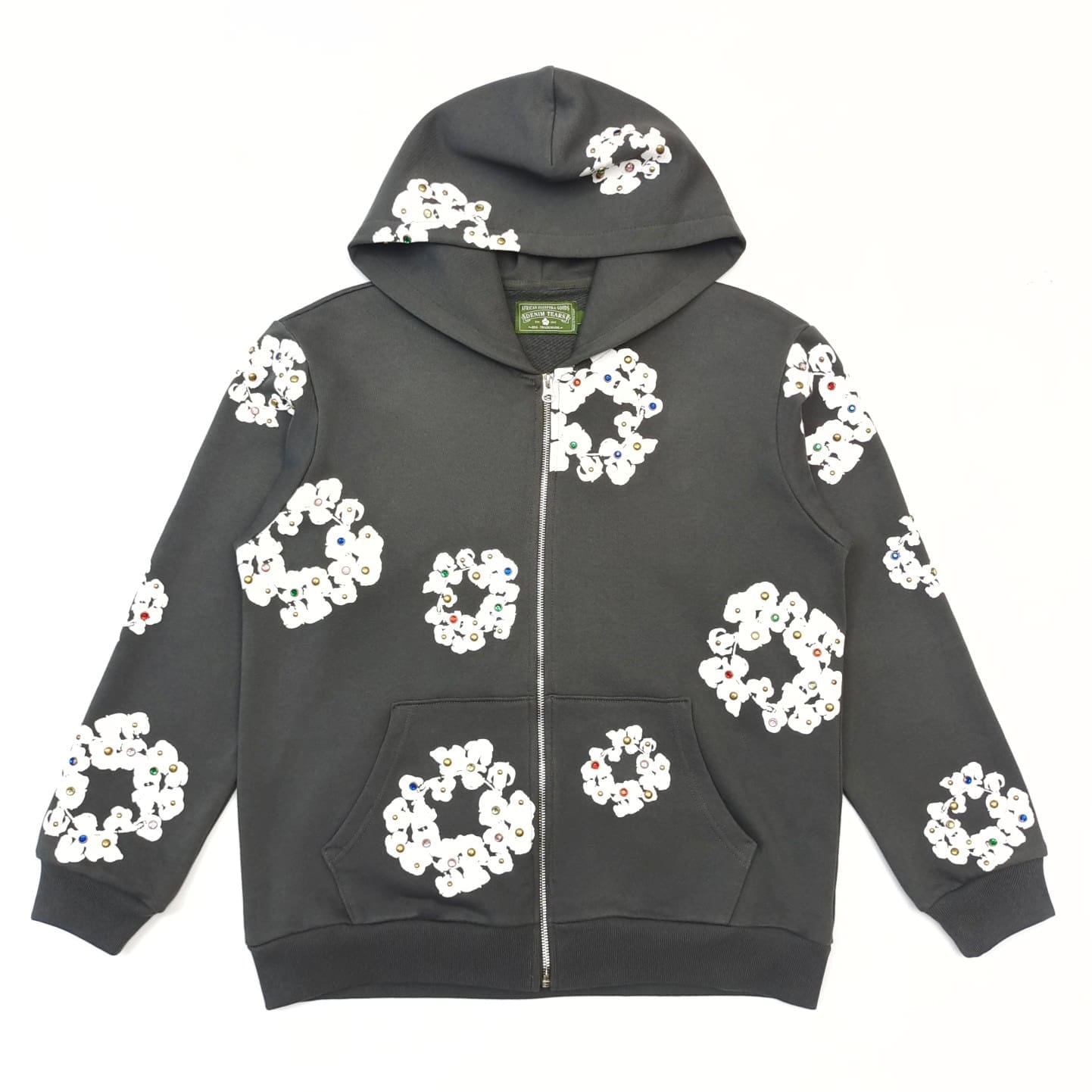 Denim Tears Rhinestone Wreath Hoodie