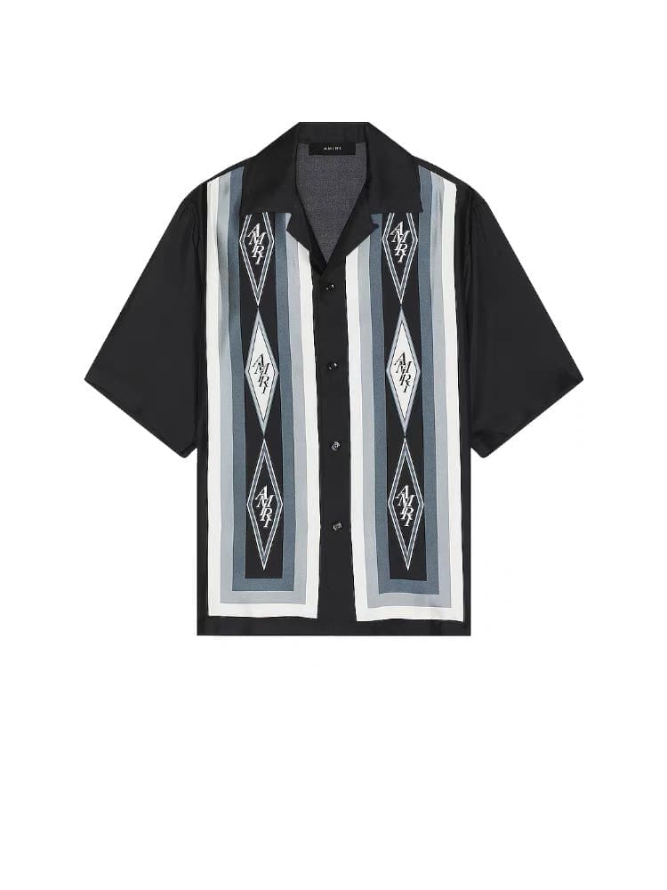 Amiri Fw24 Letter Print Polo Shirt