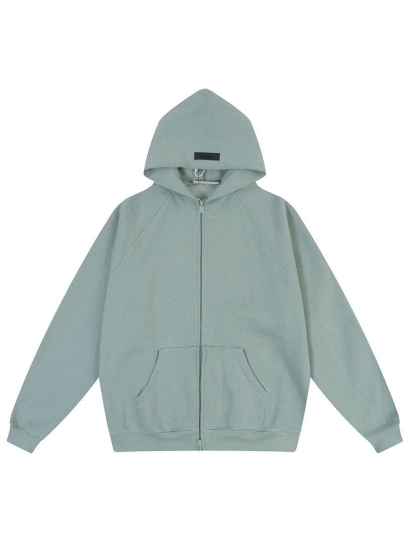 Essentials Amg Fog Double-Line Zipper Hoodie