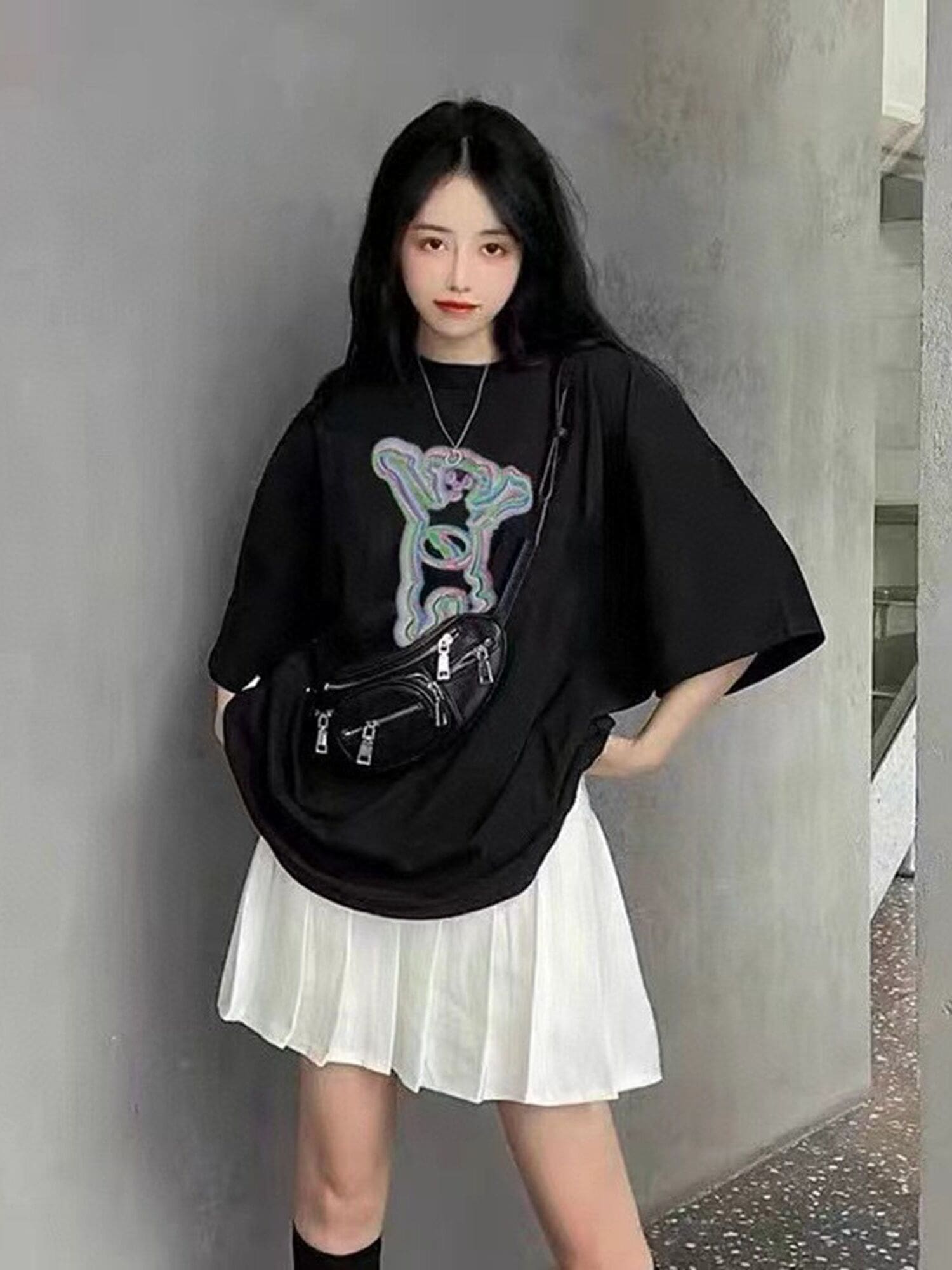 We11Done Colorful Phantom Bear T-Shirt