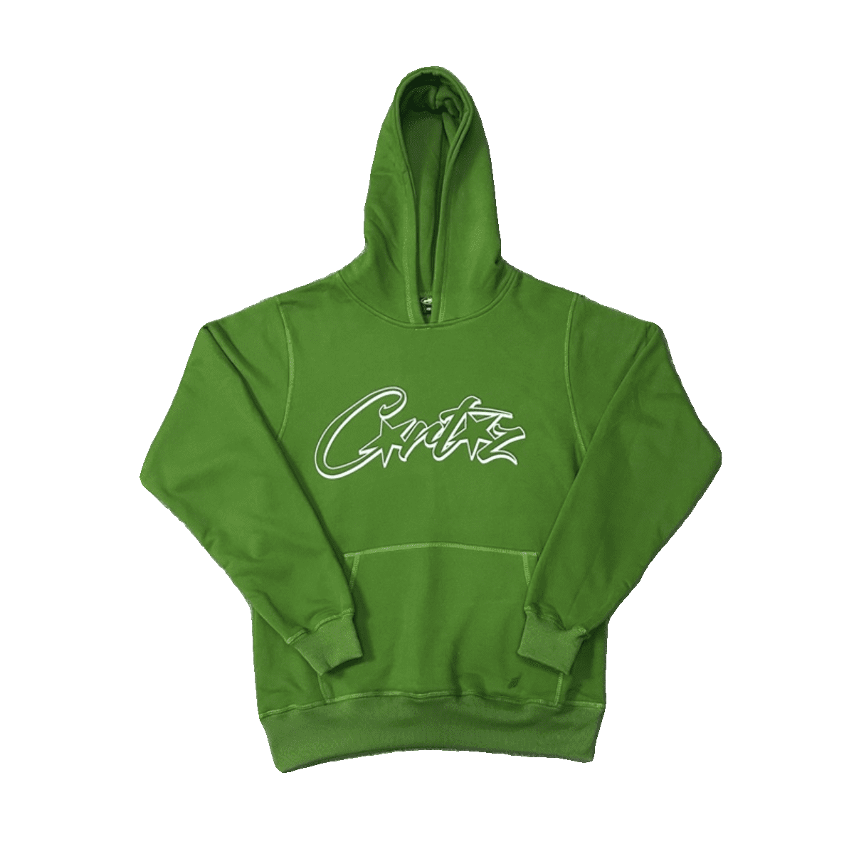 Corteiz Devil Island Letter Print Fleece-Lined Sweatshirt and Sweatpants Set for Men and Women