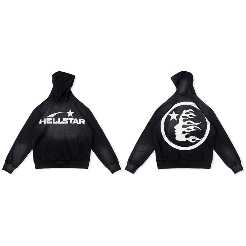 H*lst*r studios marble tie-dye hoodie