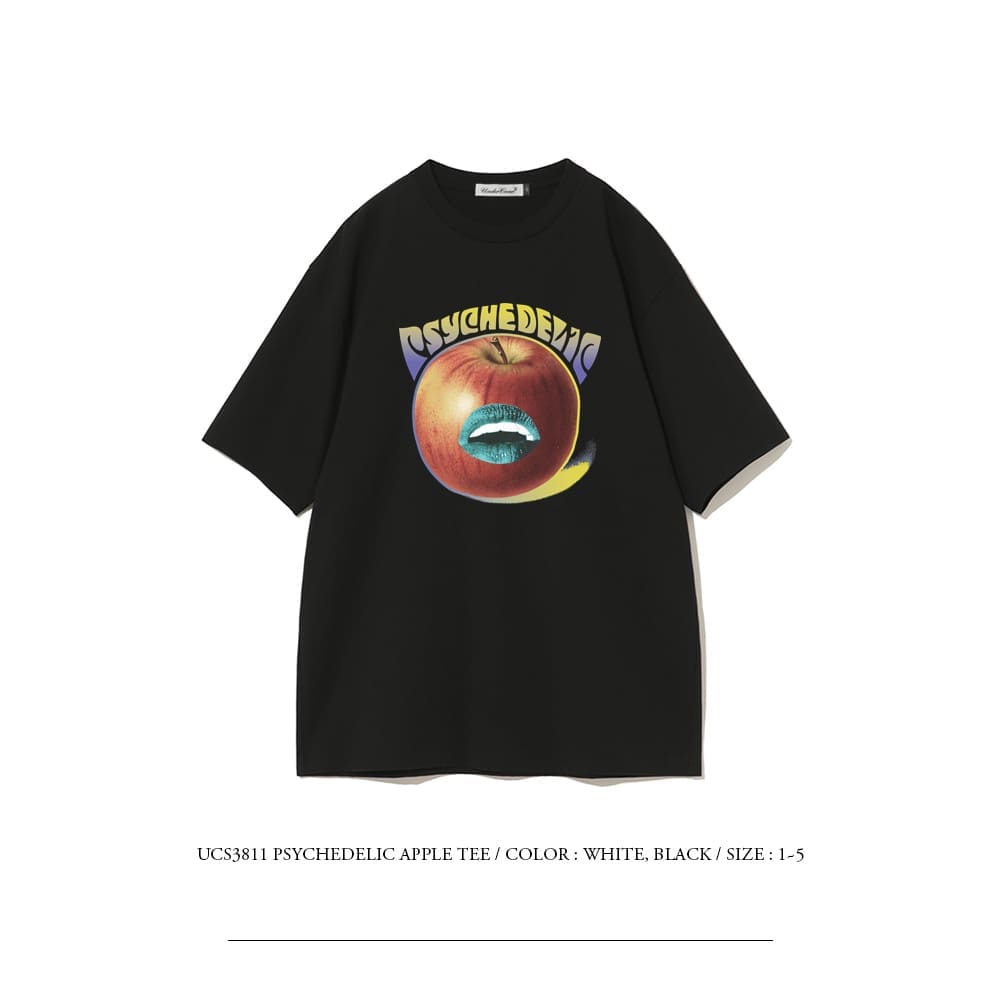 Undercover Apple Trendy Retro T-Shirt for Men and Women