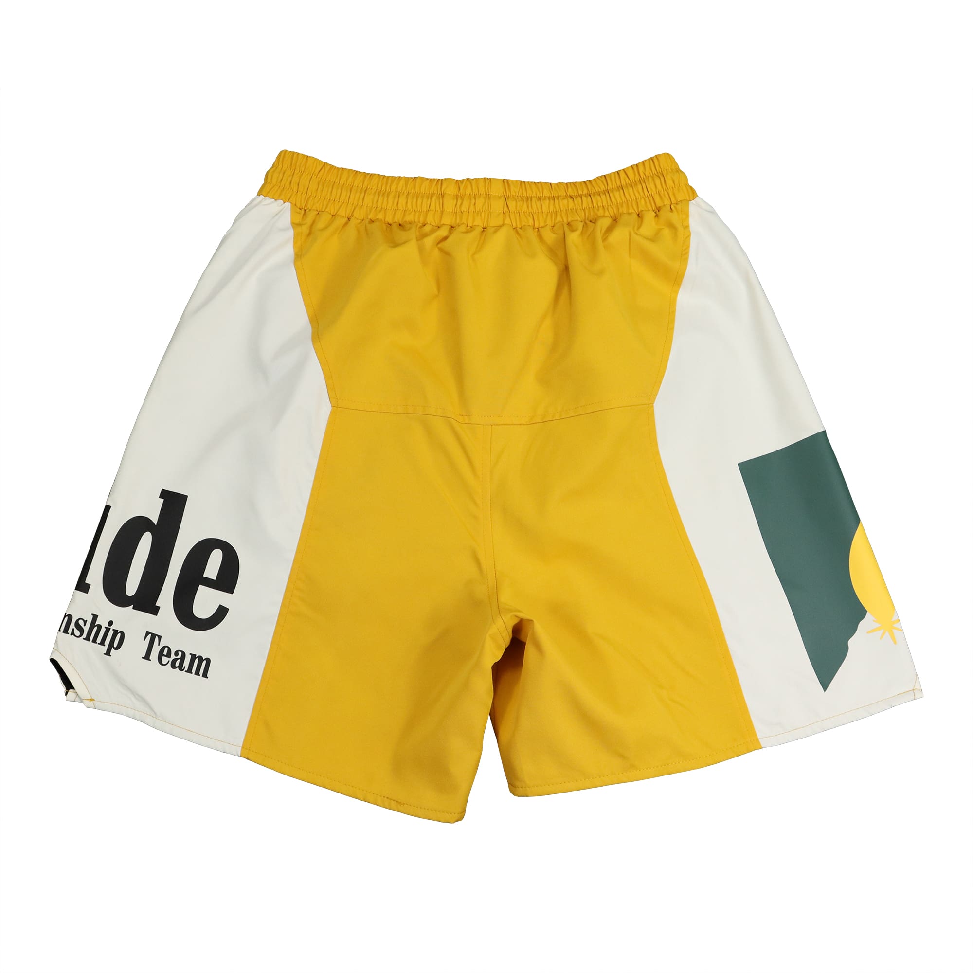 Rhude Panel Logo Sunset Shorts