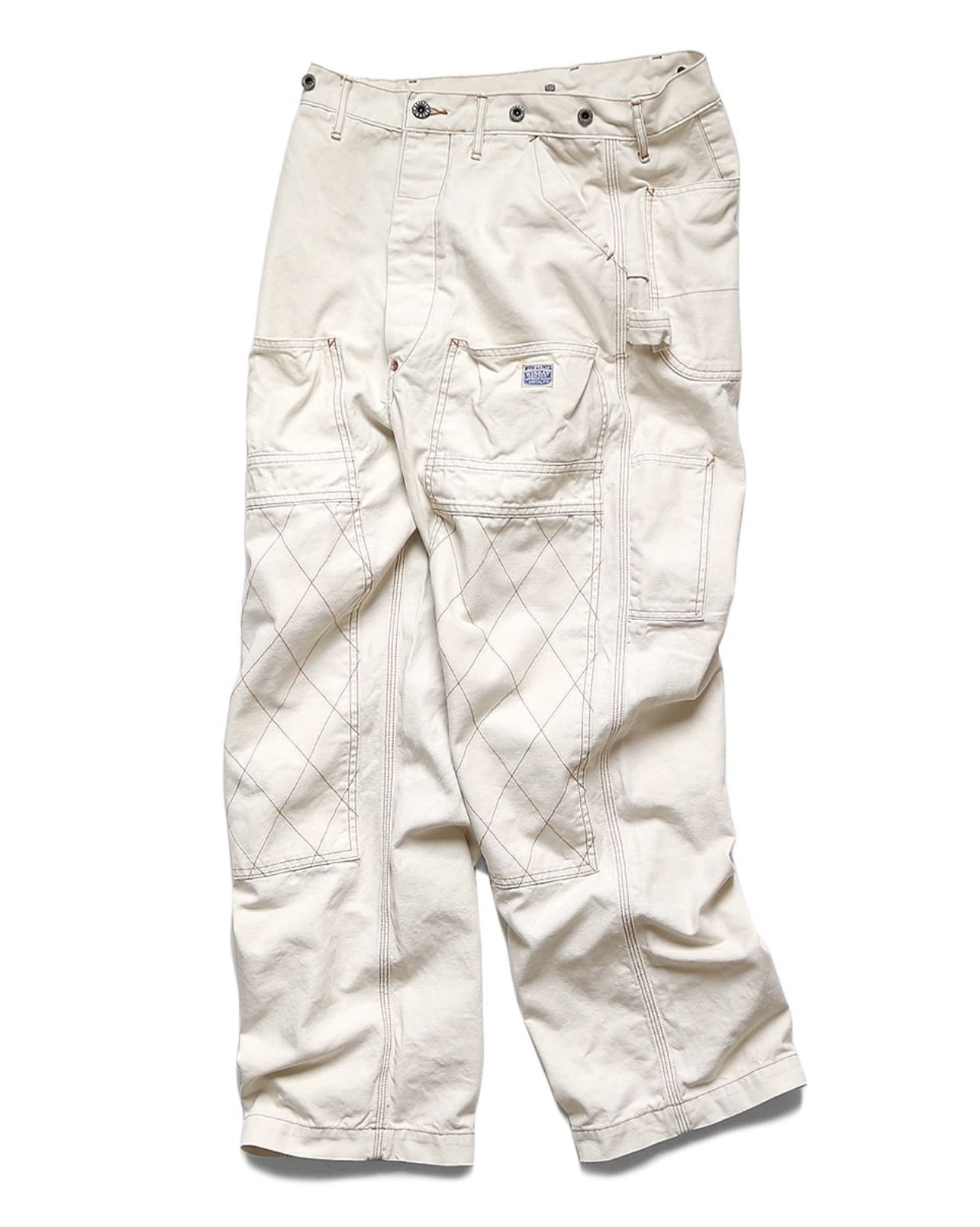 Kapital Pingtian Hehong Two-Tone Gold Line Overalls