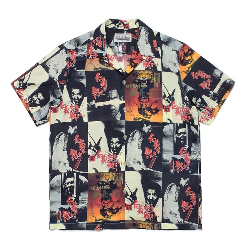 Wacko Maria Full Print Graffiti Short Sleeve Shirt