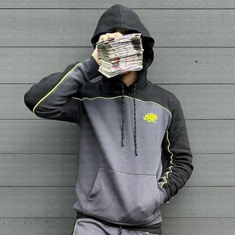 Synaworld American Street Stitching Hoodie