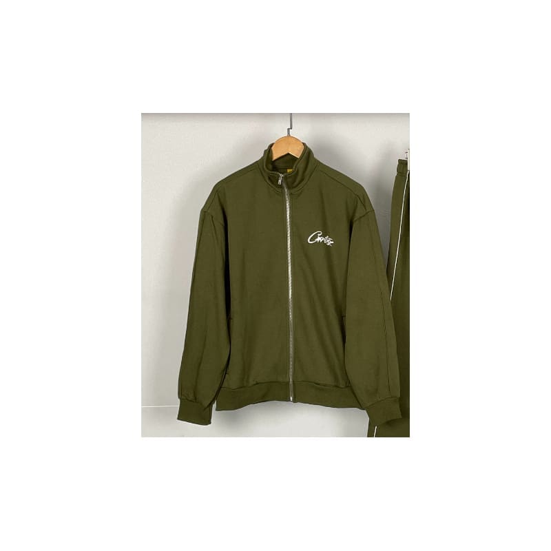 Corteiz Devil Island Embroidered Stand Collar Jacket