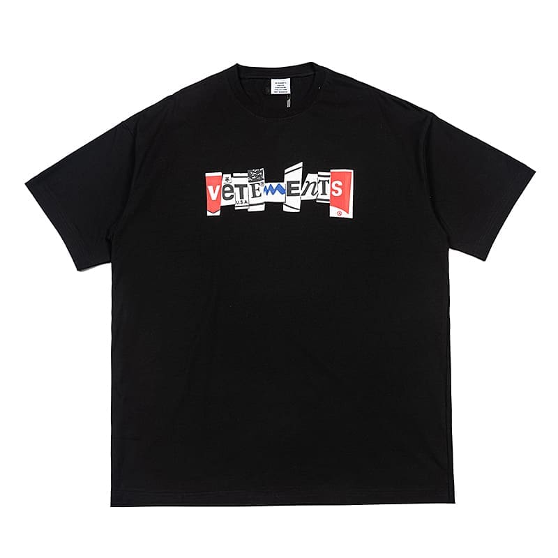 Vetements Letter Print Oversized Tee 2