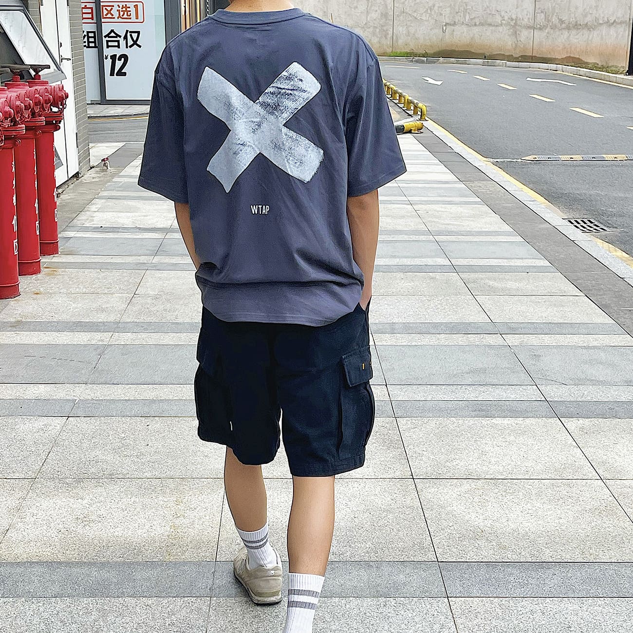 WTAPS 22SS Classic Cross Hidden Loose T-Shirt Clearance Sale for Men and Women