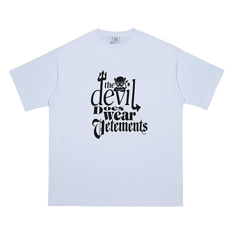 Vetements Letter Print Oversized Tee 2