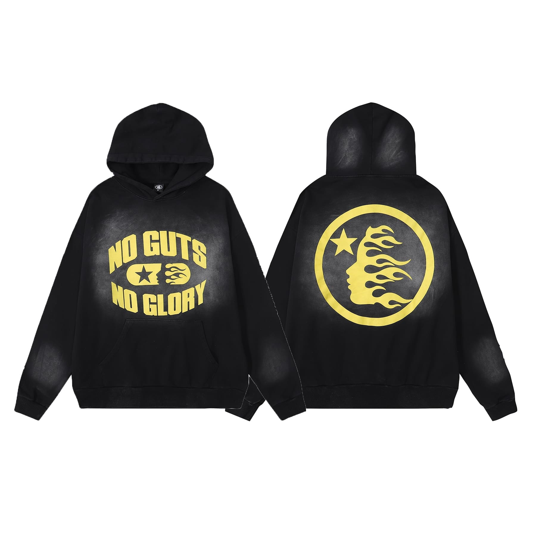 H*lst*r letter print high street hoodie