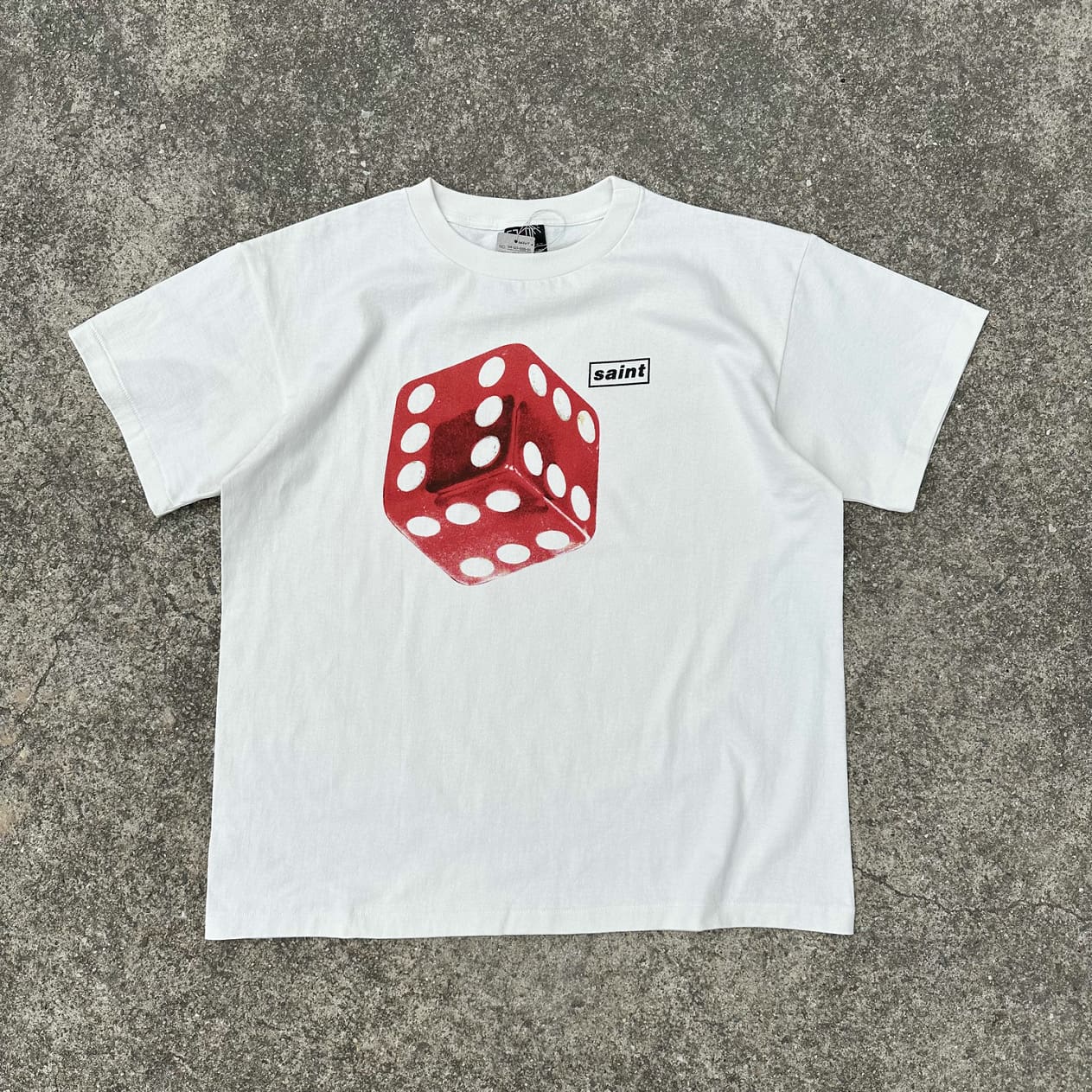 SAINT Michael Vintage Ripped Barrel Short Sleeve T-Shirt Collection