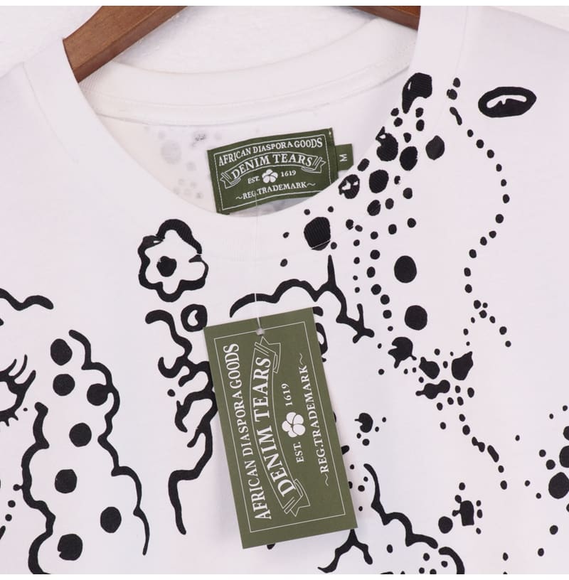 Denim Tears Kapok Retro Graffiti T-Shirt