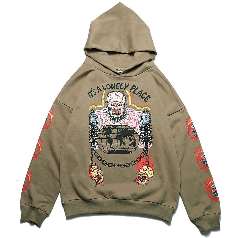 Kanye Big Talker Skull Devil Hoodie