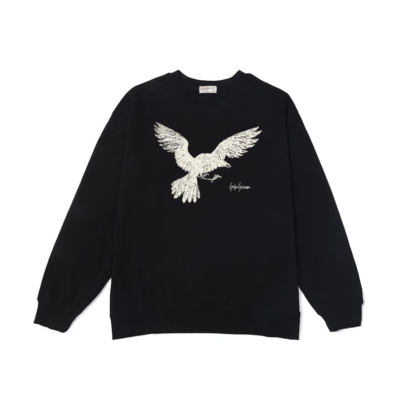 Yohji Yamamoto Eagle Signature Hoodie