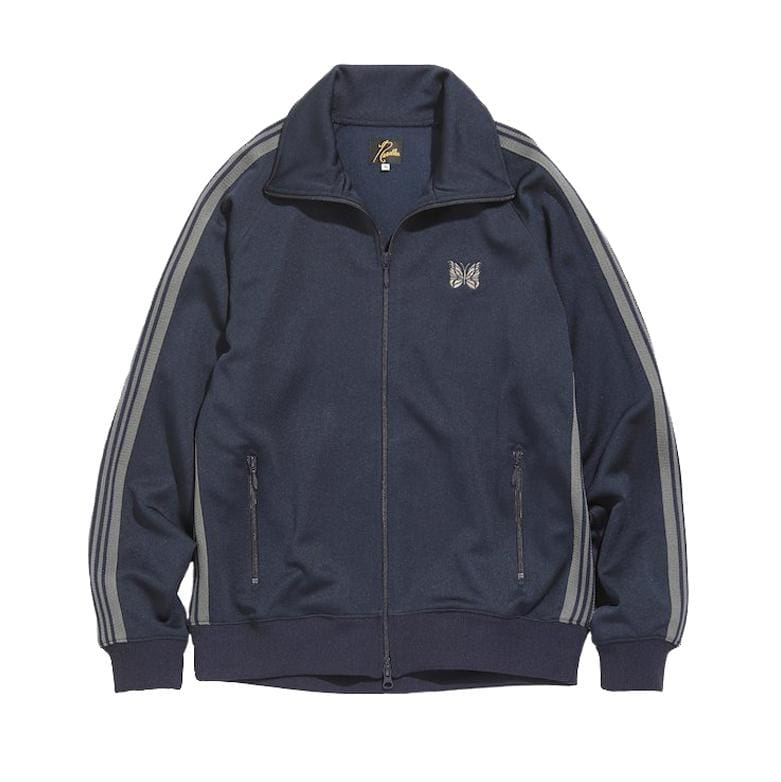 Needles Butterfly Embroidery Side Stripe Pants (Style 2)