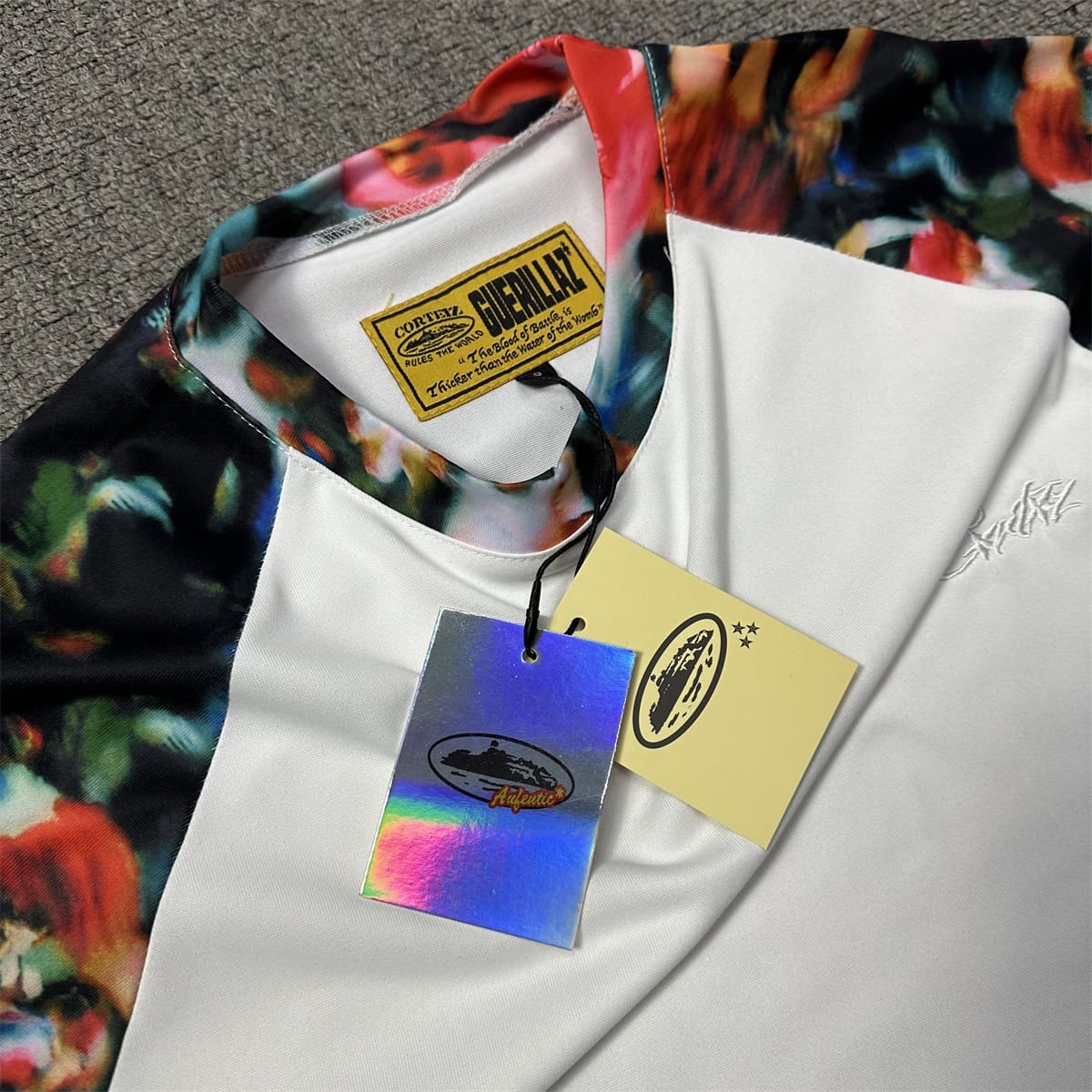 Corteiz Maychao Embroidered Letter T-Shirt