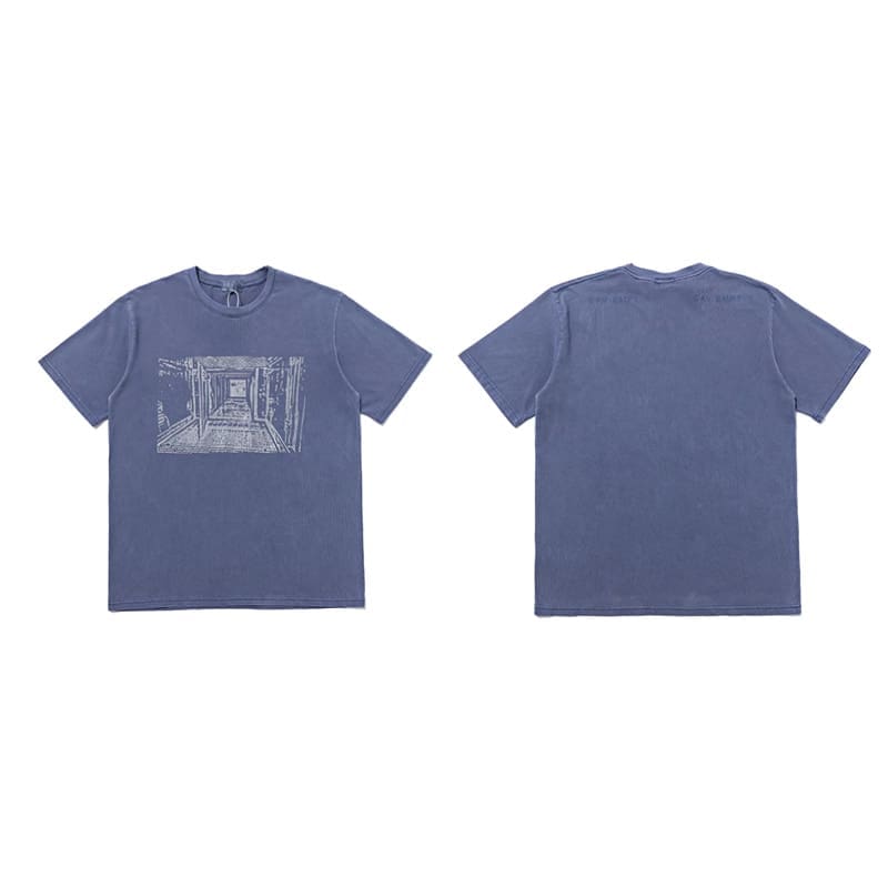 Cavempt Washed Batik Distressed Tee