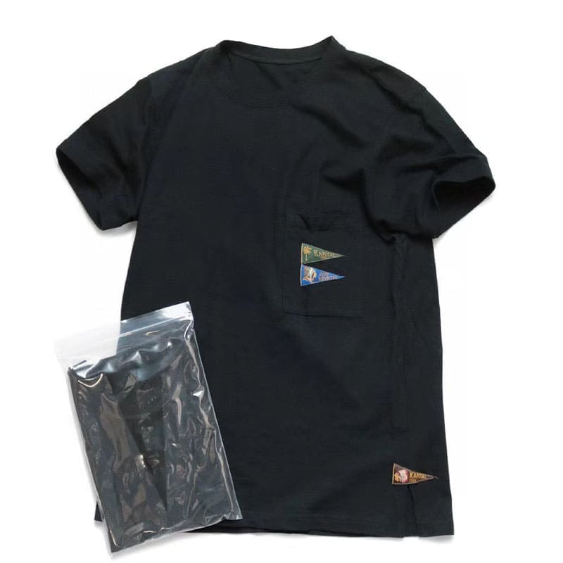 Kapital Four Flags Embroidered Slub Cotton T-Shirt