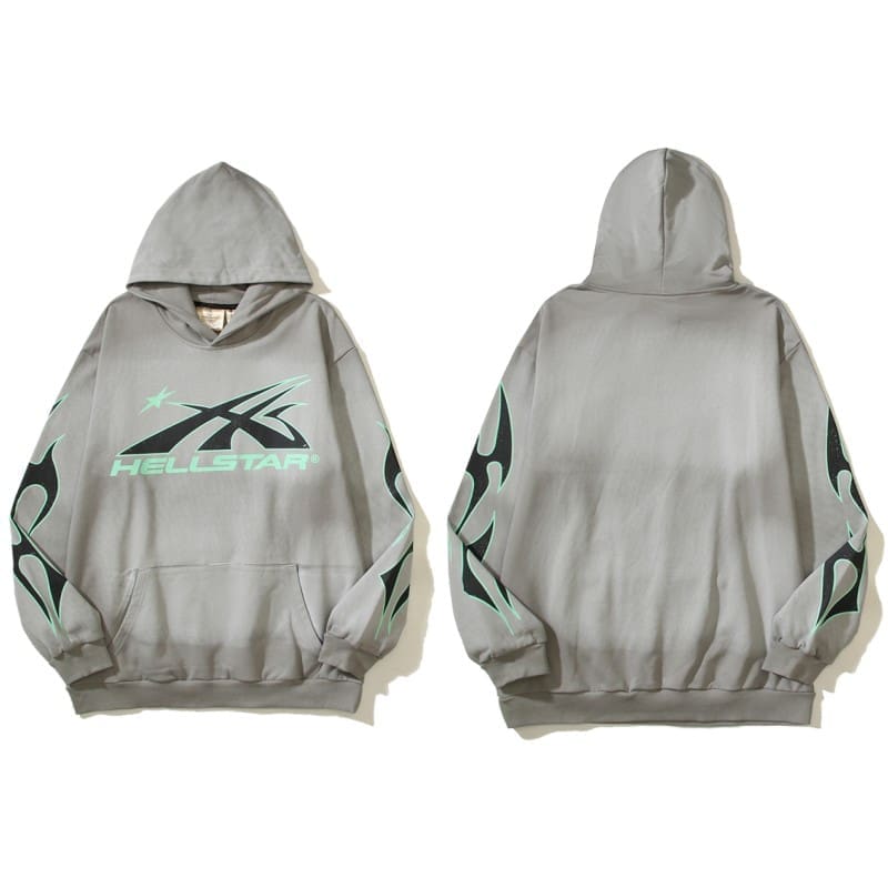 american fashion brand H*lst*r hoodie distressed high street style for men and women