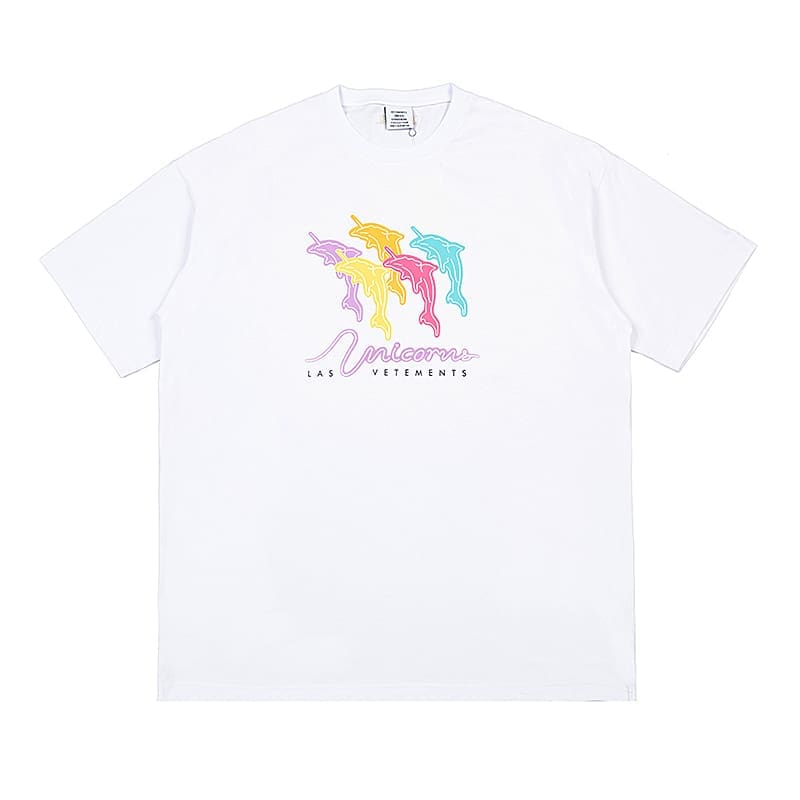Vetements Letter Print Oversized Tee 2