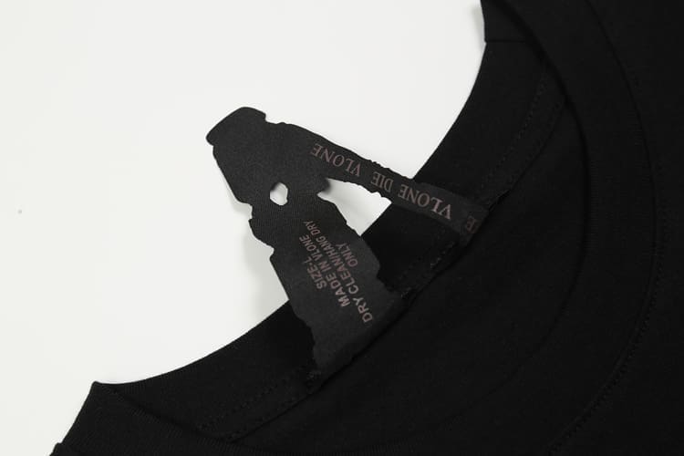 VLONE FOG 999 Juice WRLD Butterfly Print Large V Short Sleeve T-Shirt