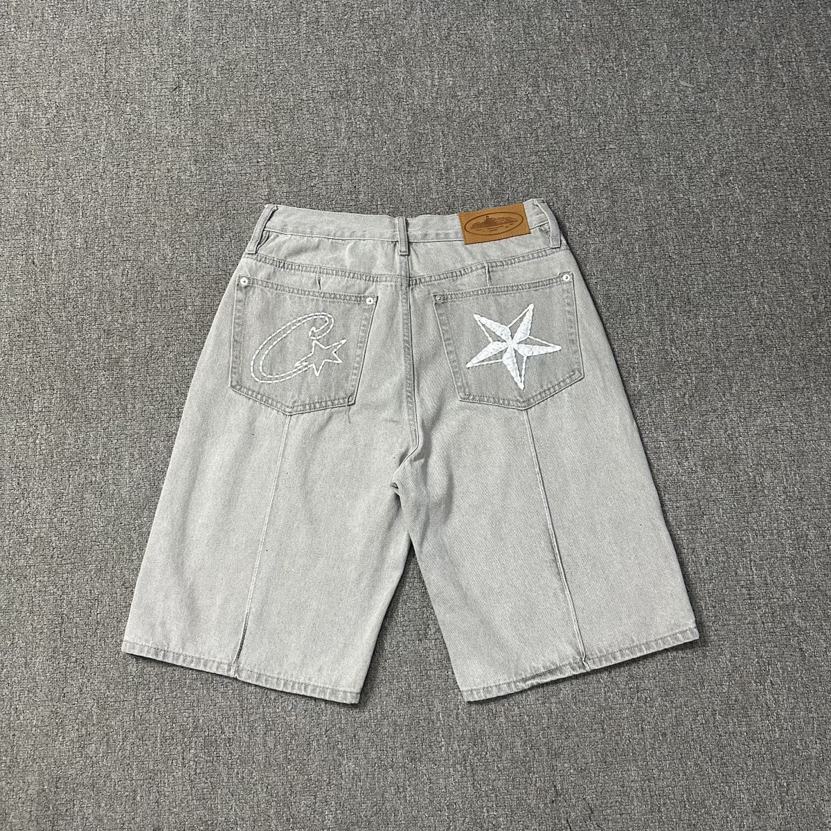 Corteiz Embroidered Five-Pointed Star Denim
